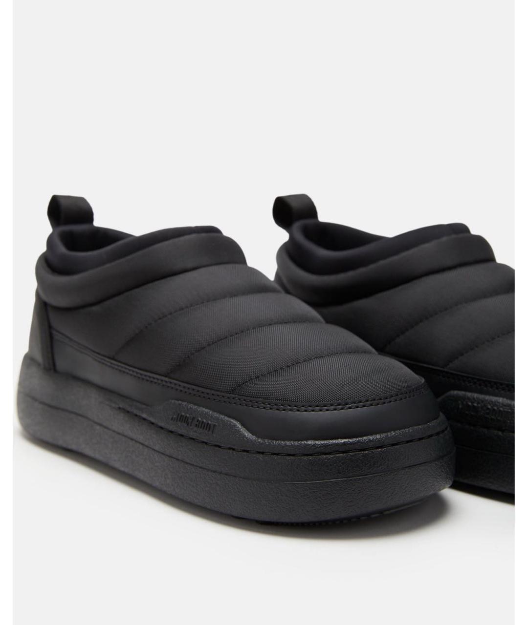 MOON BOOT Черные синтетические ботинки, фото 2