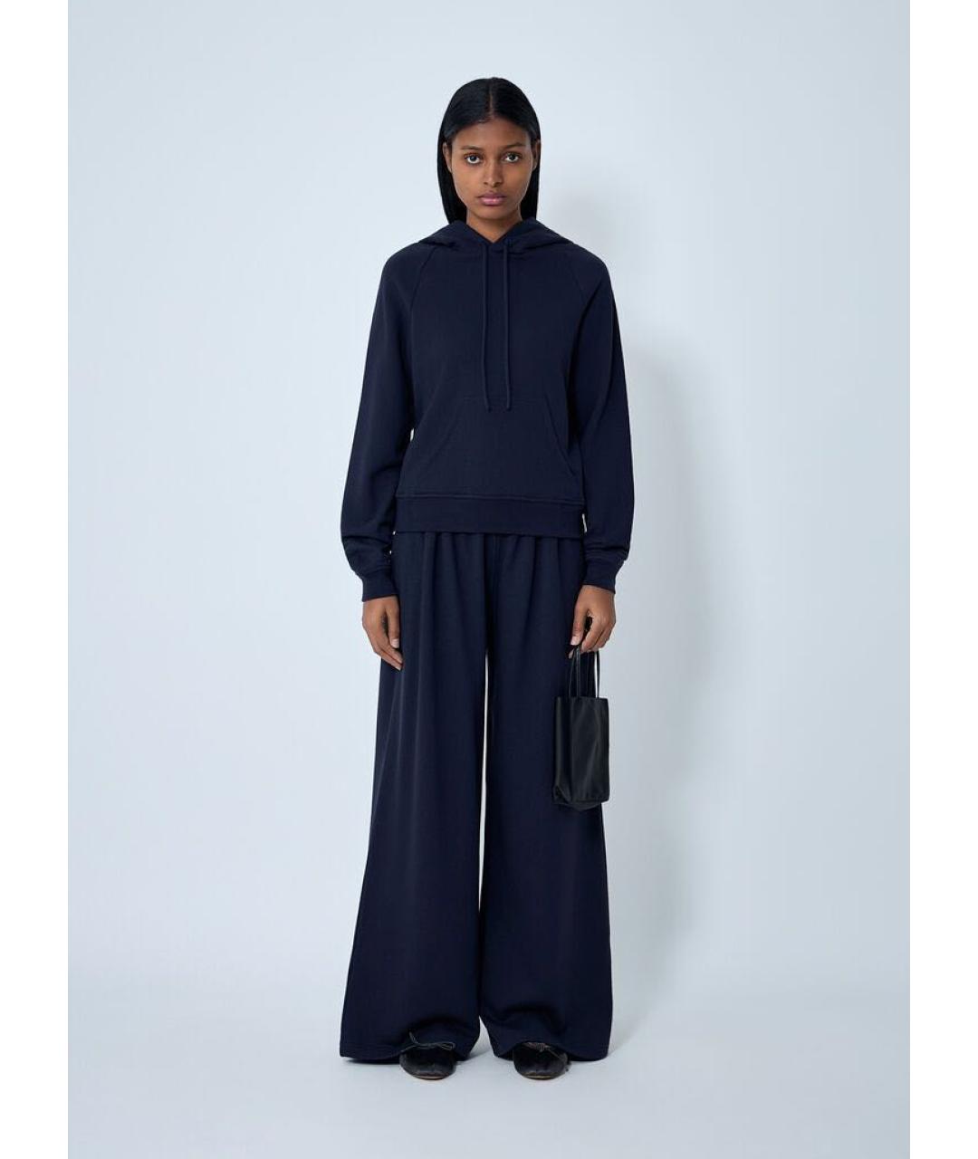 THE ROW Темно-синий хлопковый костюм с брюками, фото 2
