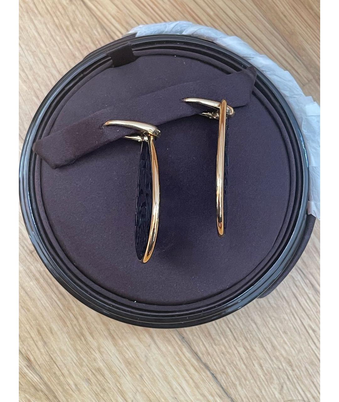 POMELLATO Черные серьги из розового золота, фото 4