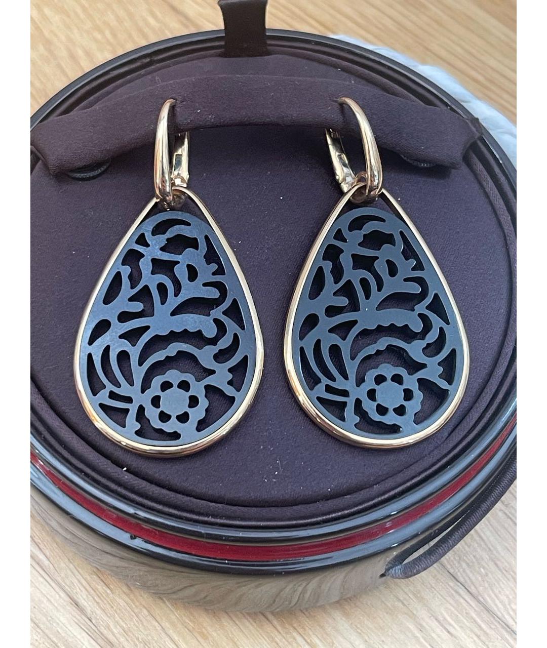 POMELLATO Черные серьги из розового золота, фото 8