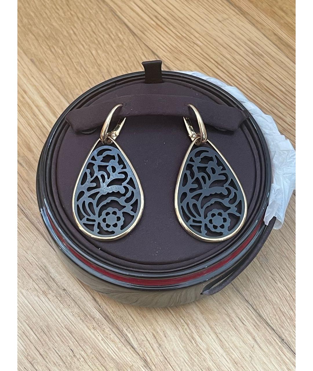 POMELLATO Черные серьги из розового золота, фото 3