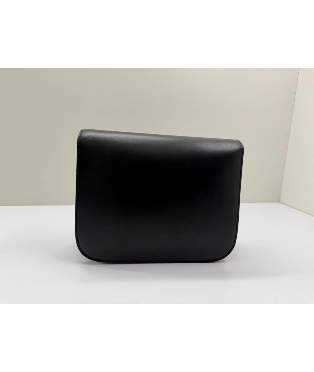 CELINE Черная кожаная сумка через плечо, фото 5