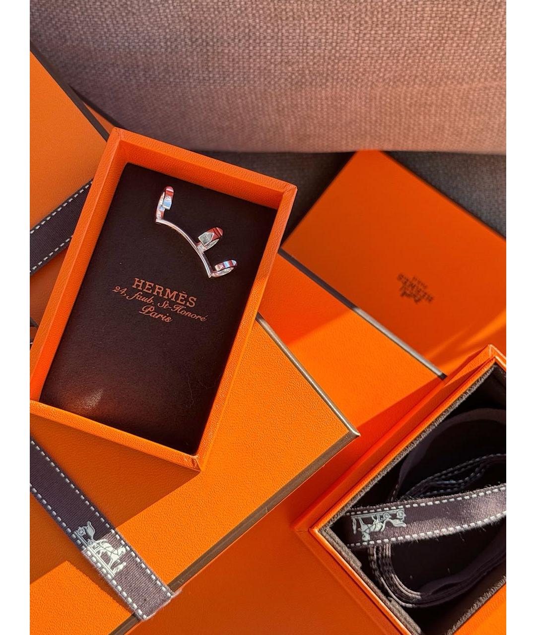 HERMES Серебряные серебряные серьги, фото 4