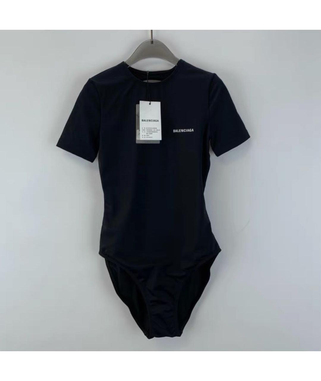 BALENCIAGA Черный полиамидовый купальник, фото 2
