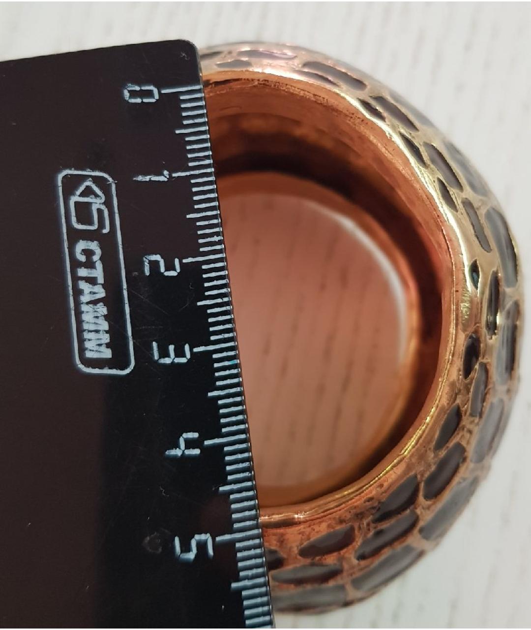 ROBERTO CAVALLI Золотой металлический браслет, фото 5