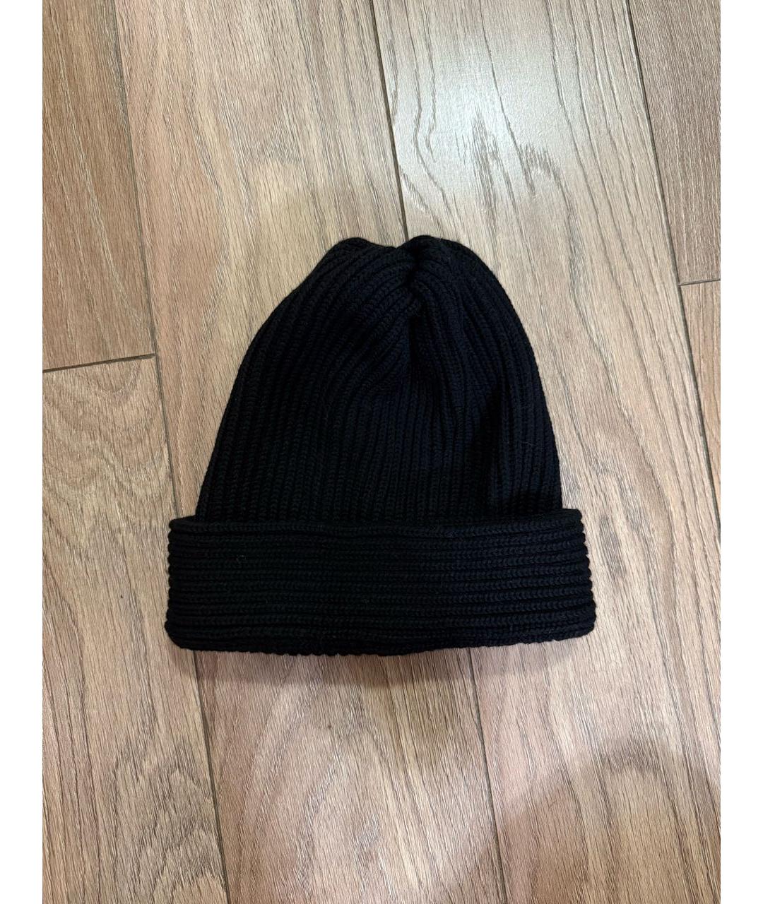 DOLCE&GABBANA Черная шерстяная шапка, фото 5