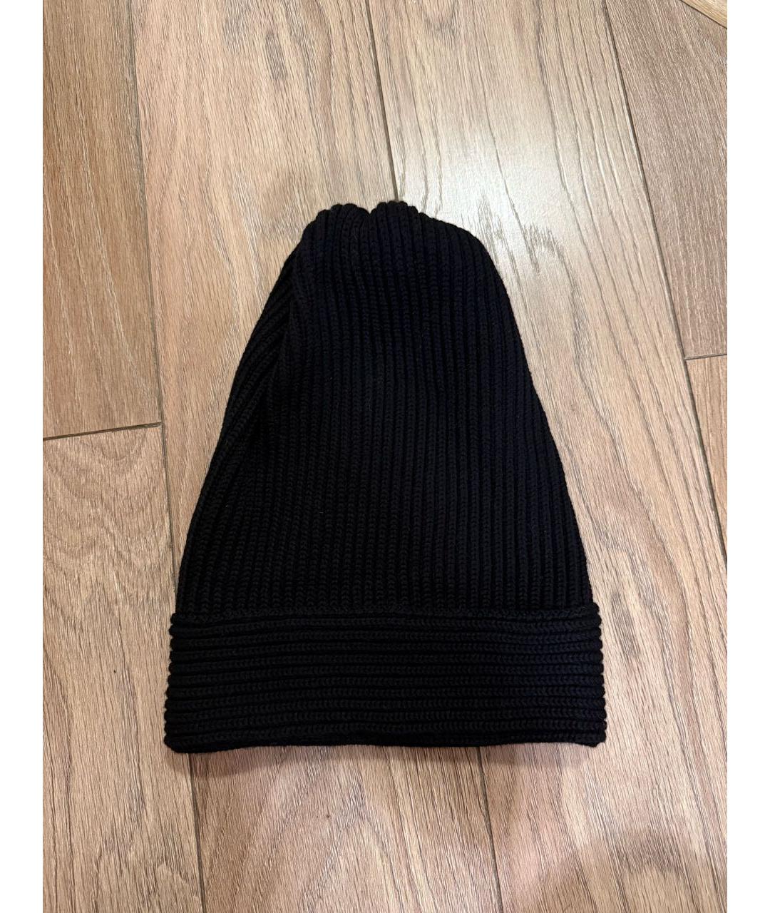 DOLCE&GABBANA Черная шерстяная шапка, фото 4