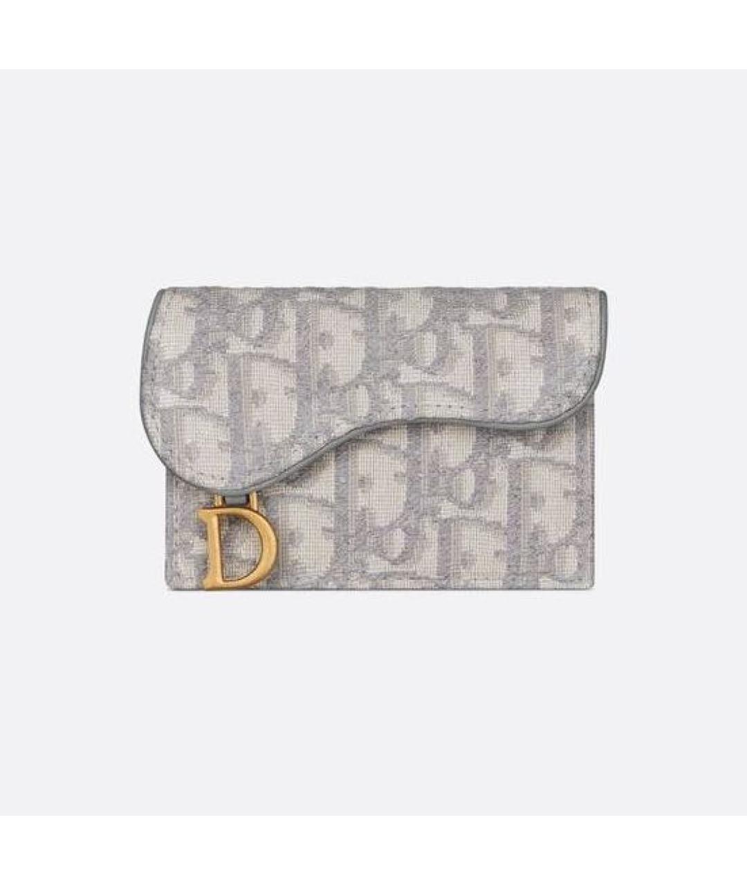CHRISTIAN DIOR Серый кардхолдер, фото 7