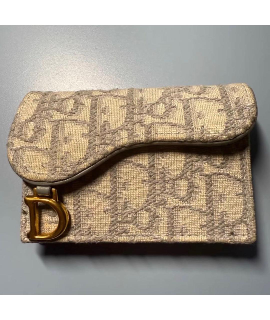 CHRISTIAN DIOR Серый кардхолдер, фото 5