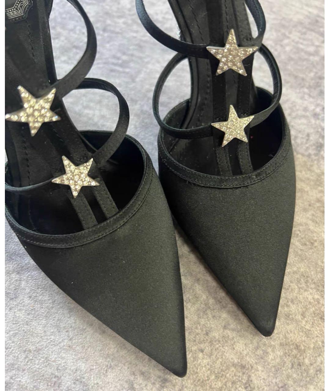 CHRISTIAN DIOR Черные текстильные туфли, фото 5