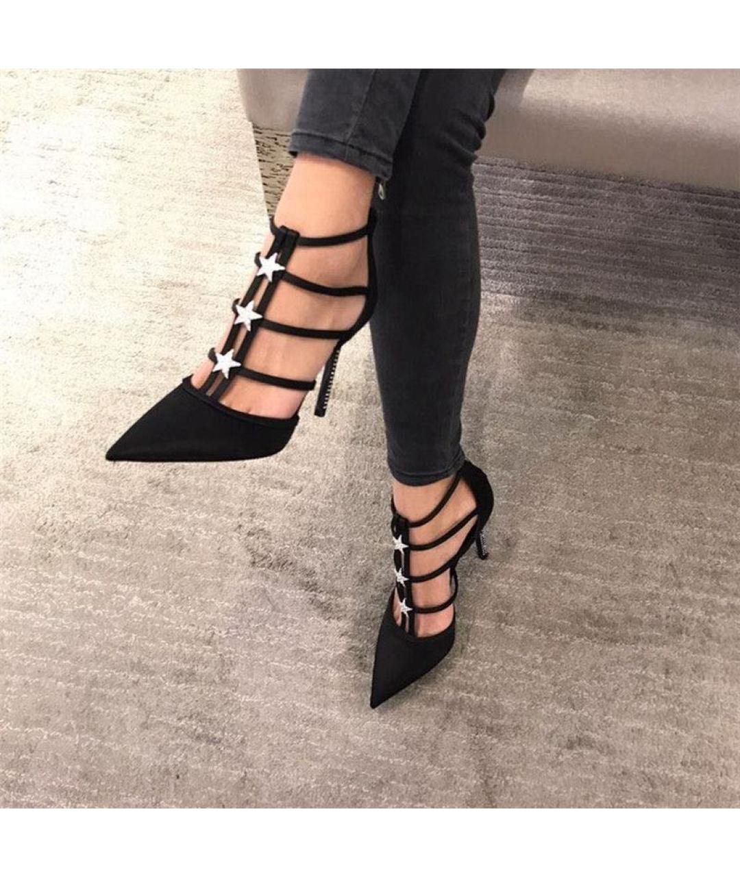 CHRISTIAN DIOR Черные текстильные туфли, фото 3