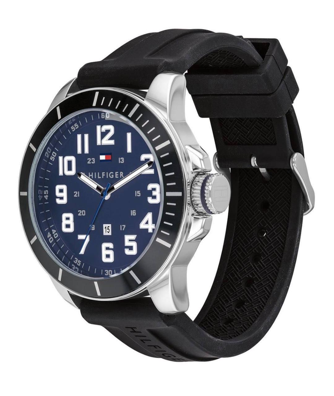 TOMMY HILFIGER Черные стальные часы, фото 3