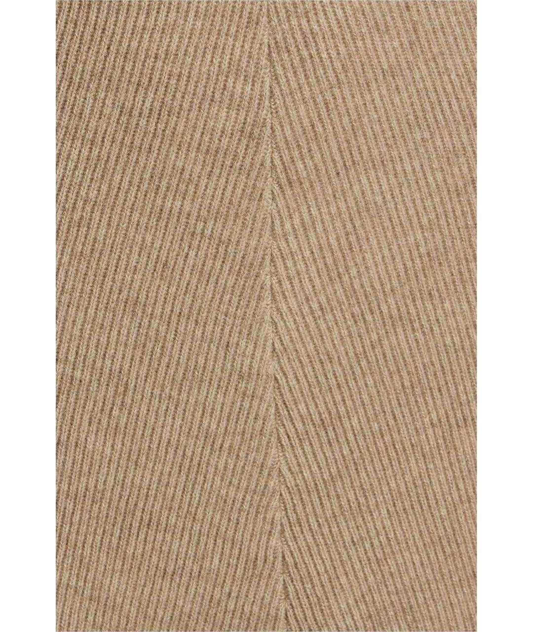 BRUNELLO CUCINELLI Бежевое кашемировое платье, фото 4