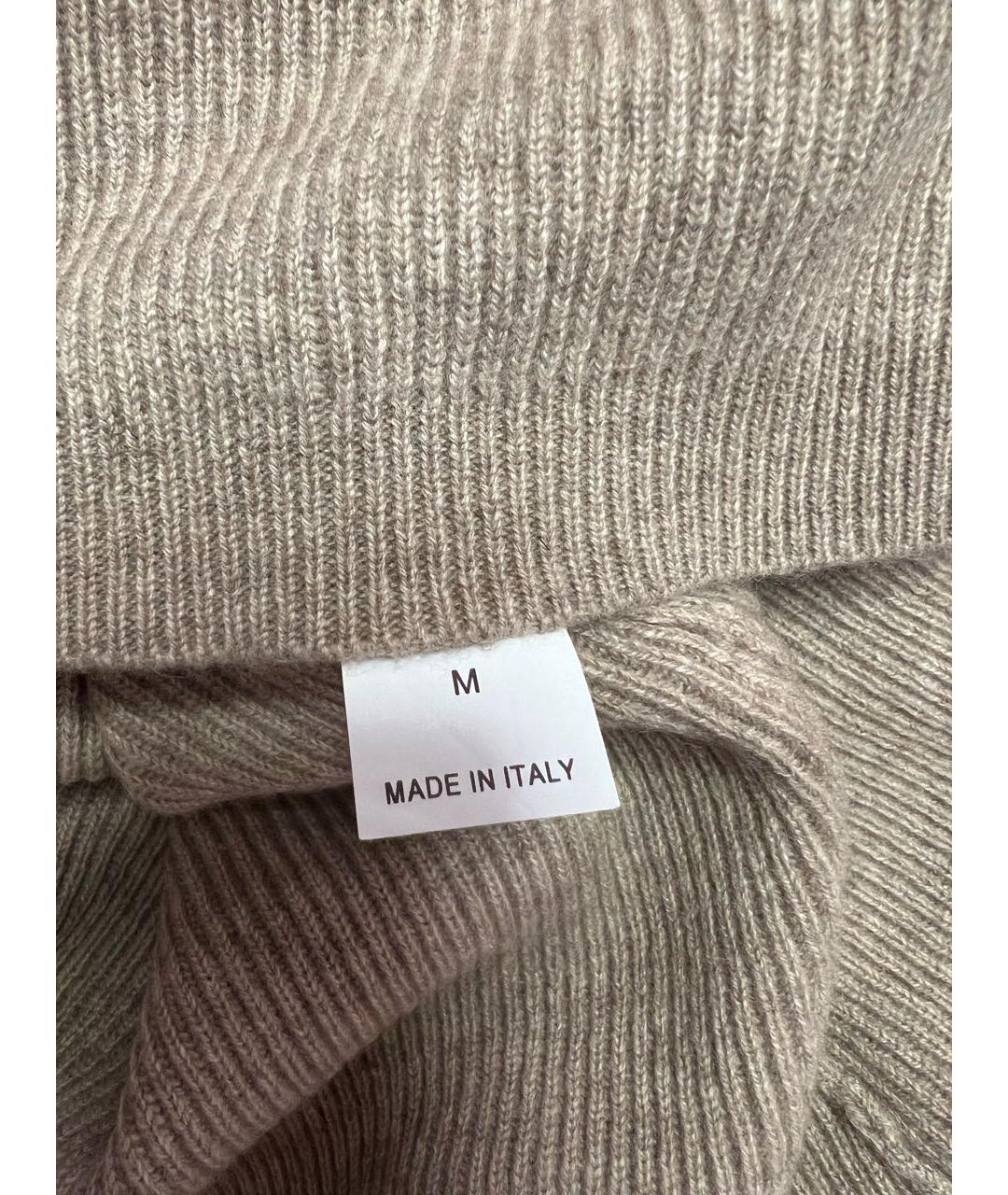 BRUNELLO CUCINELLI Бежевое кашемировое платье, фото 5