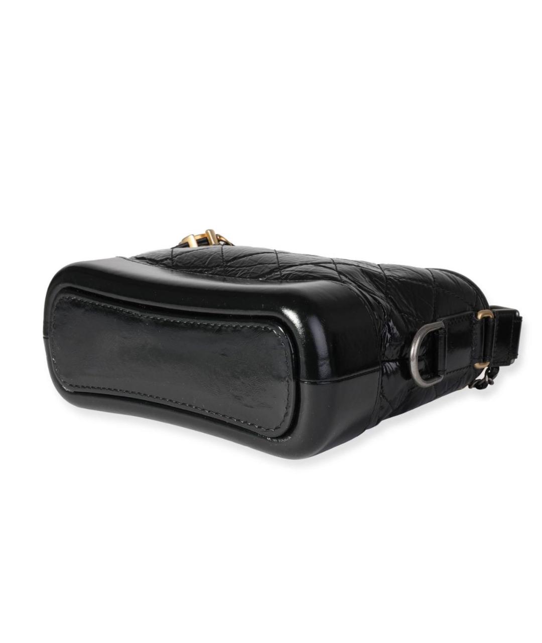 CHANEL Черная кожаная сумка через плечо, фото 6