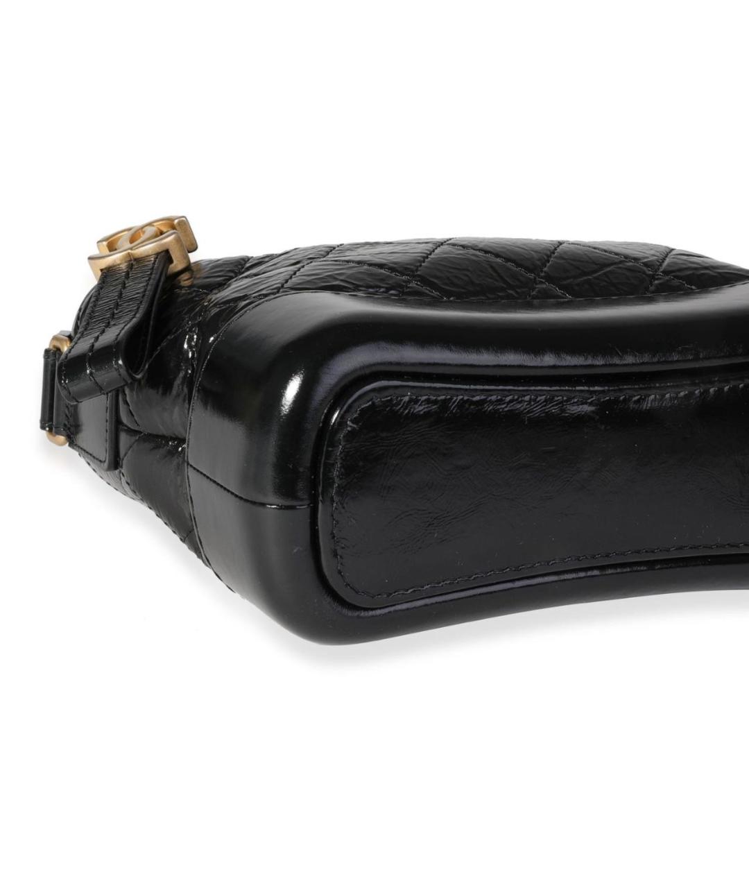 CHANEL Черная кожаная сумка через плечо, фото 7
