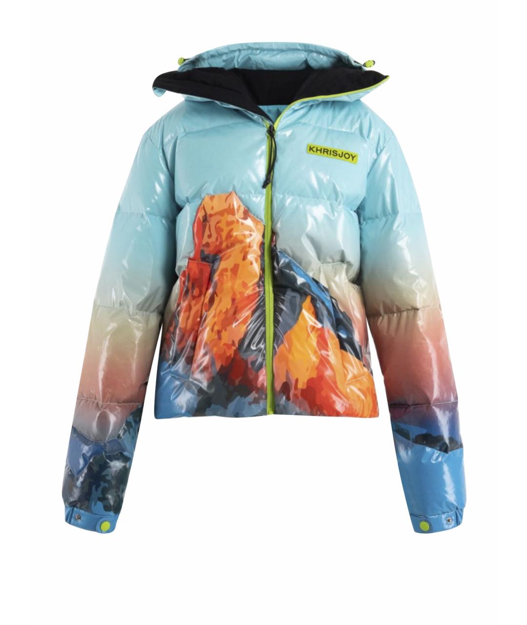 KHRISJOY Голубой полиэстеровый пуховик, фото 1