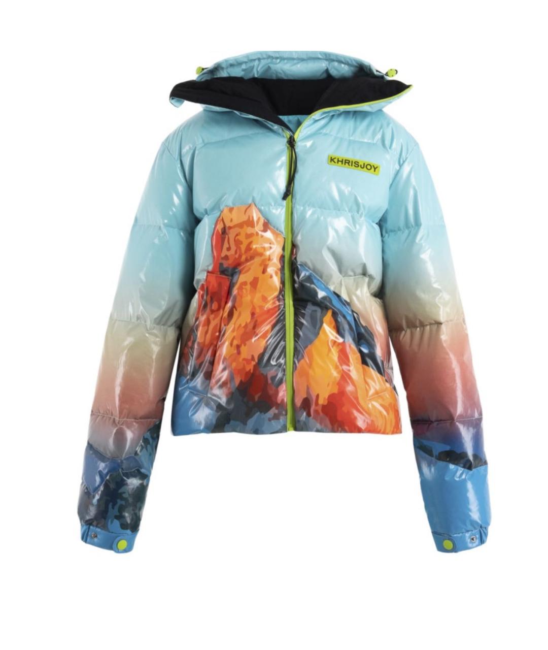 KHRISJOY Голубой полиэстеровый пуховик, фото 6