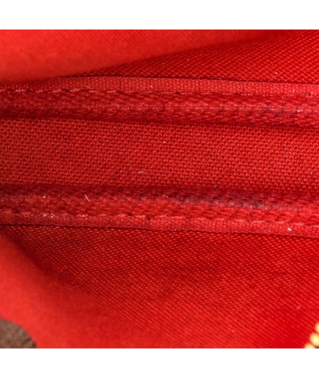 LOUIS VUITTON Коричневая сумка с короткими ручками, фото 5