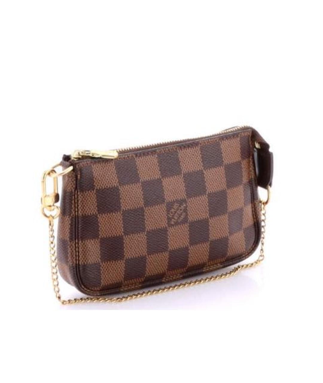 LOUIS VUITTON Коричневая сумка с короткими ручками, фото 2