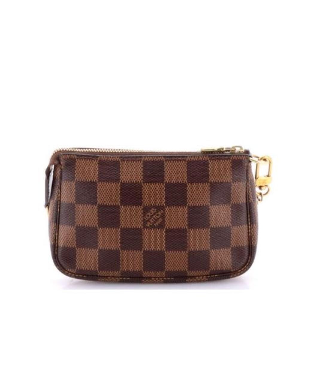 LOUIS VUITTON Коричневая сумка с короткими ручками, фото 3