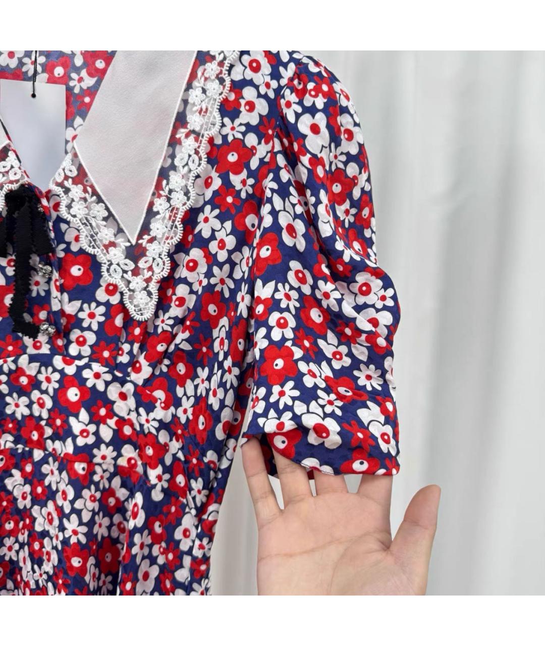 MIU MIU Мульти хлопковое вечернее платье, фото 7