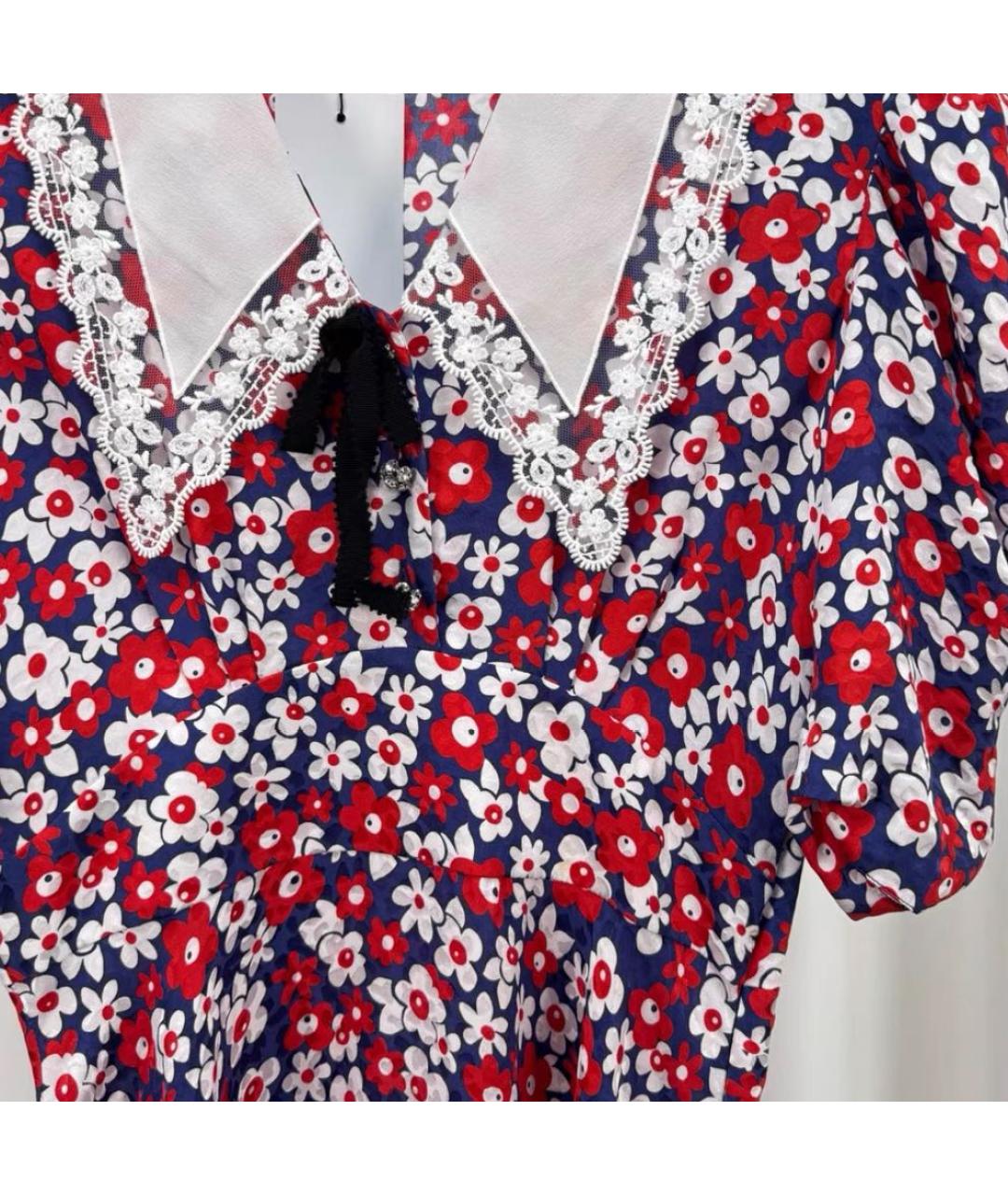 MIU MIU Мульти хлопковое вечернее платье, фото 6