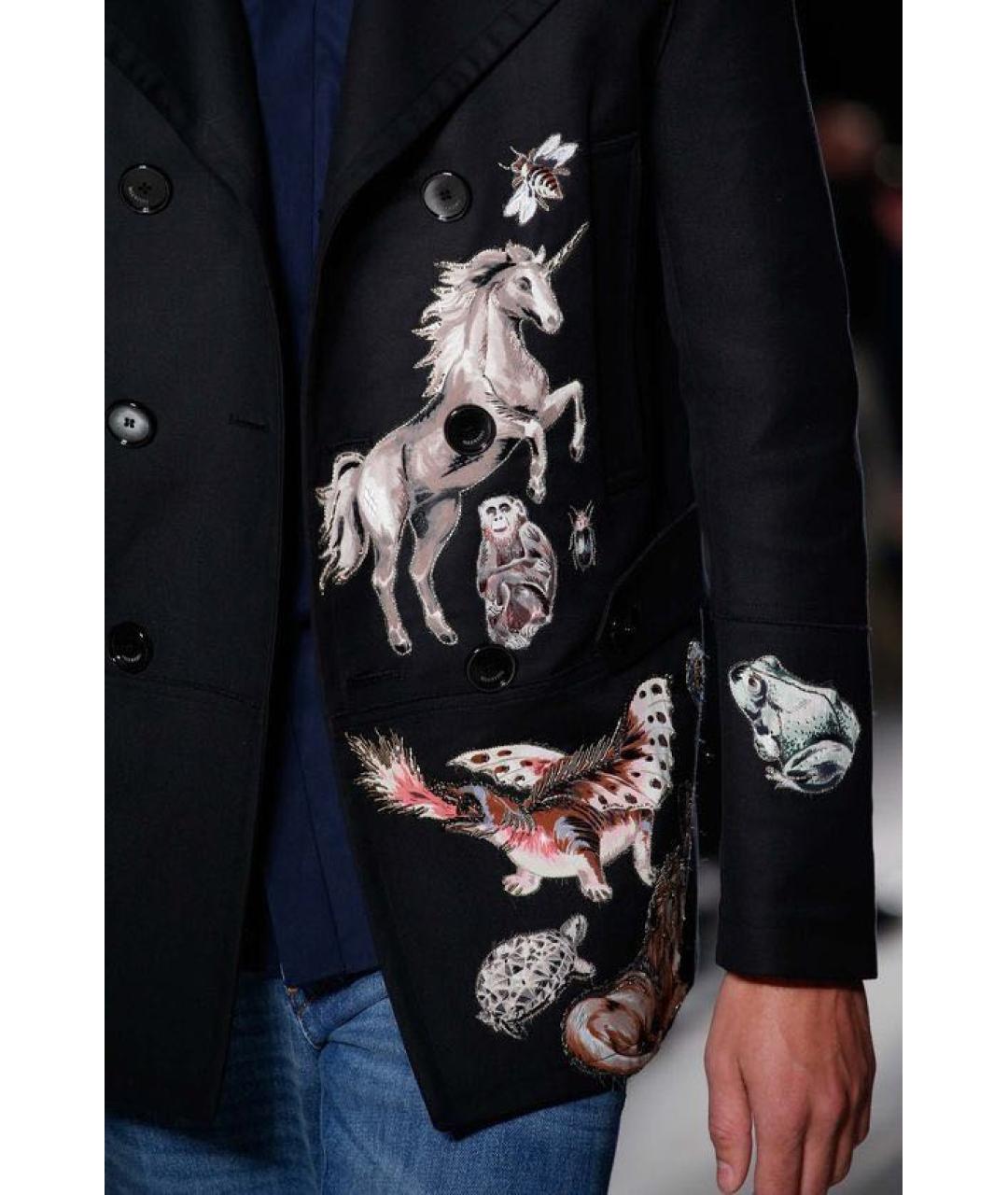 VALENTINO Черный жакет/пиджак, фото 8