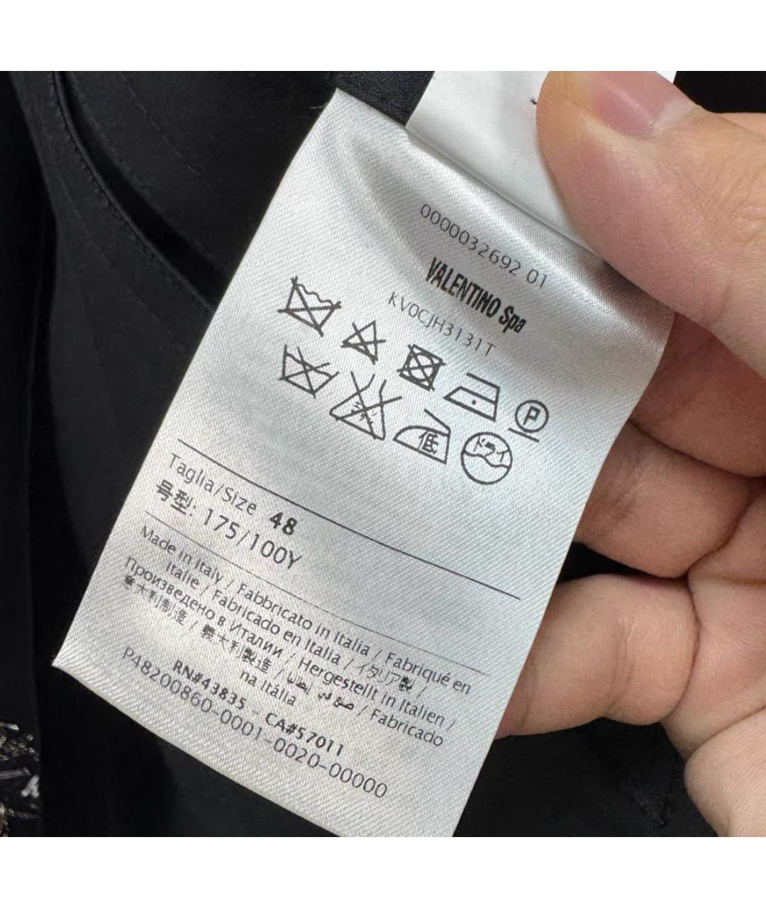 VALENTINO Черный жакет/пиджак, фото 6