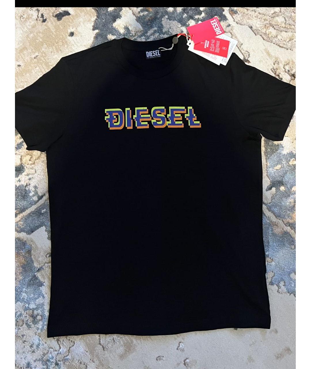 DIESEL Черная футболка, фото 3