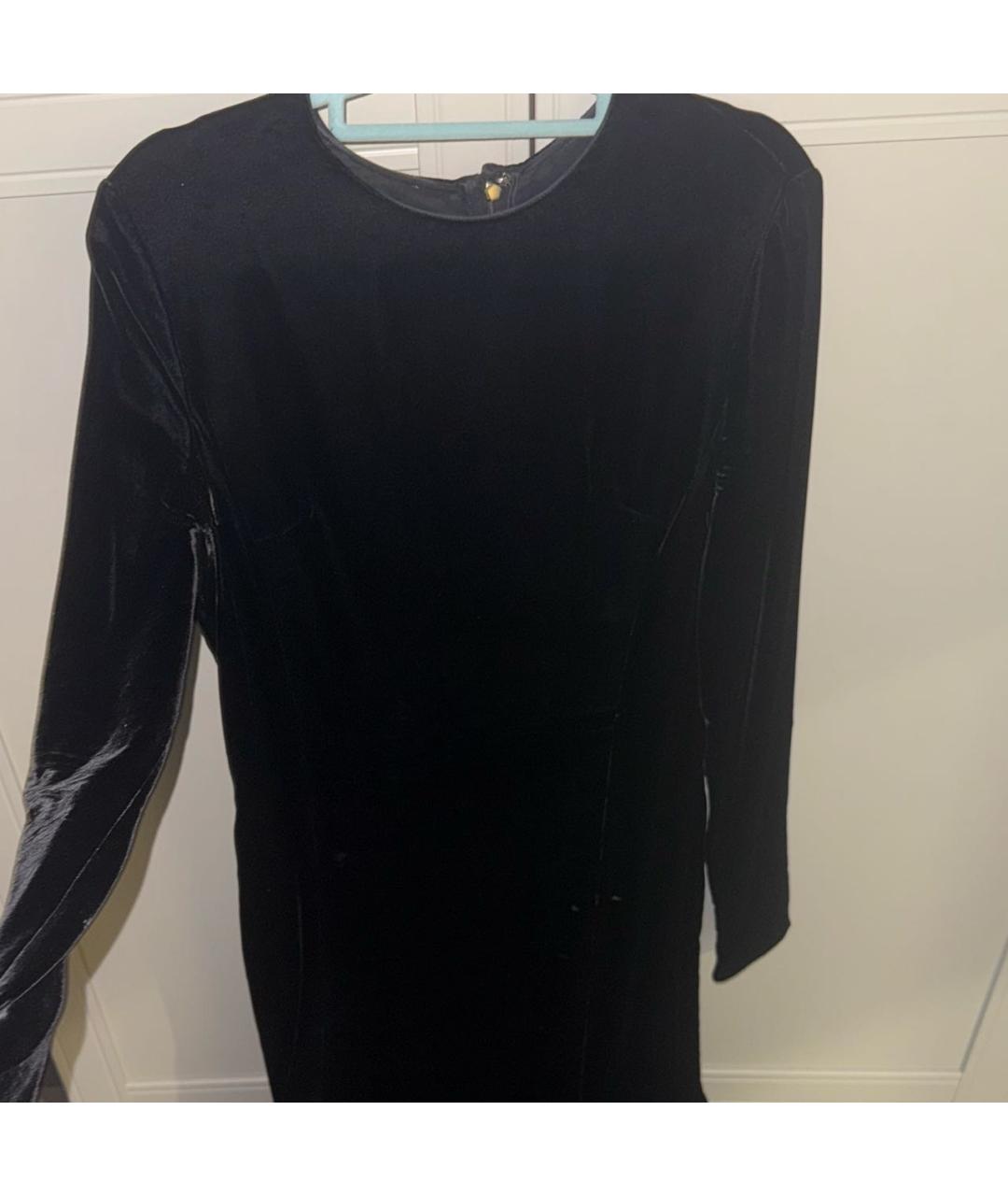 DOLCE&GABBANA Черное вискозное вечернее платье, фото 3