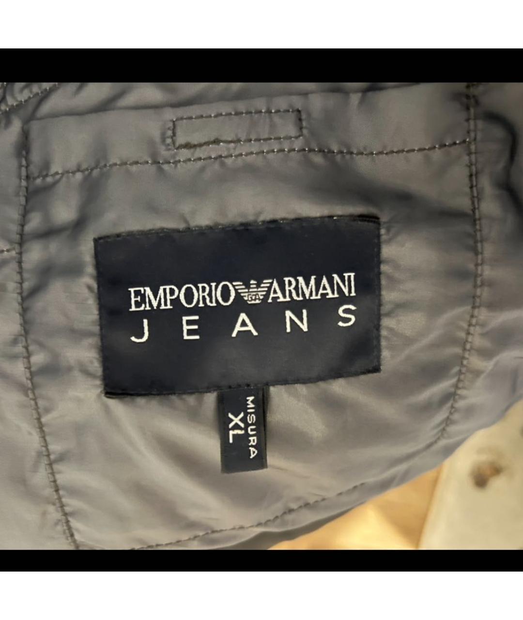 EMPORIO ARMANI Серый жилет, фото 3