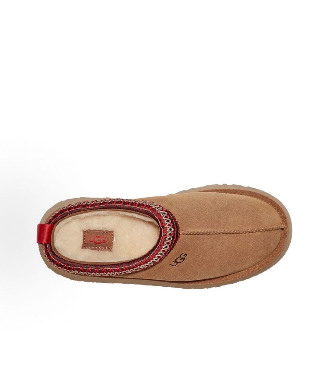 UGG AUSTRALIA Коричневые замшевые сабо, фото 4