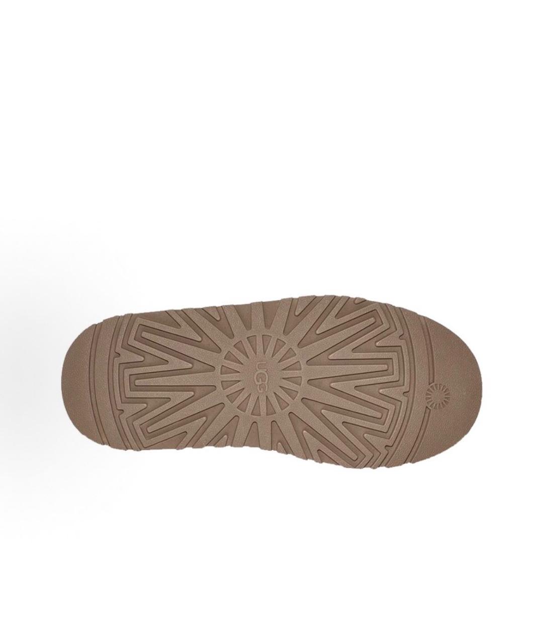 UGG AUSTRALIA Коричневые замшевые сабо, фото 5