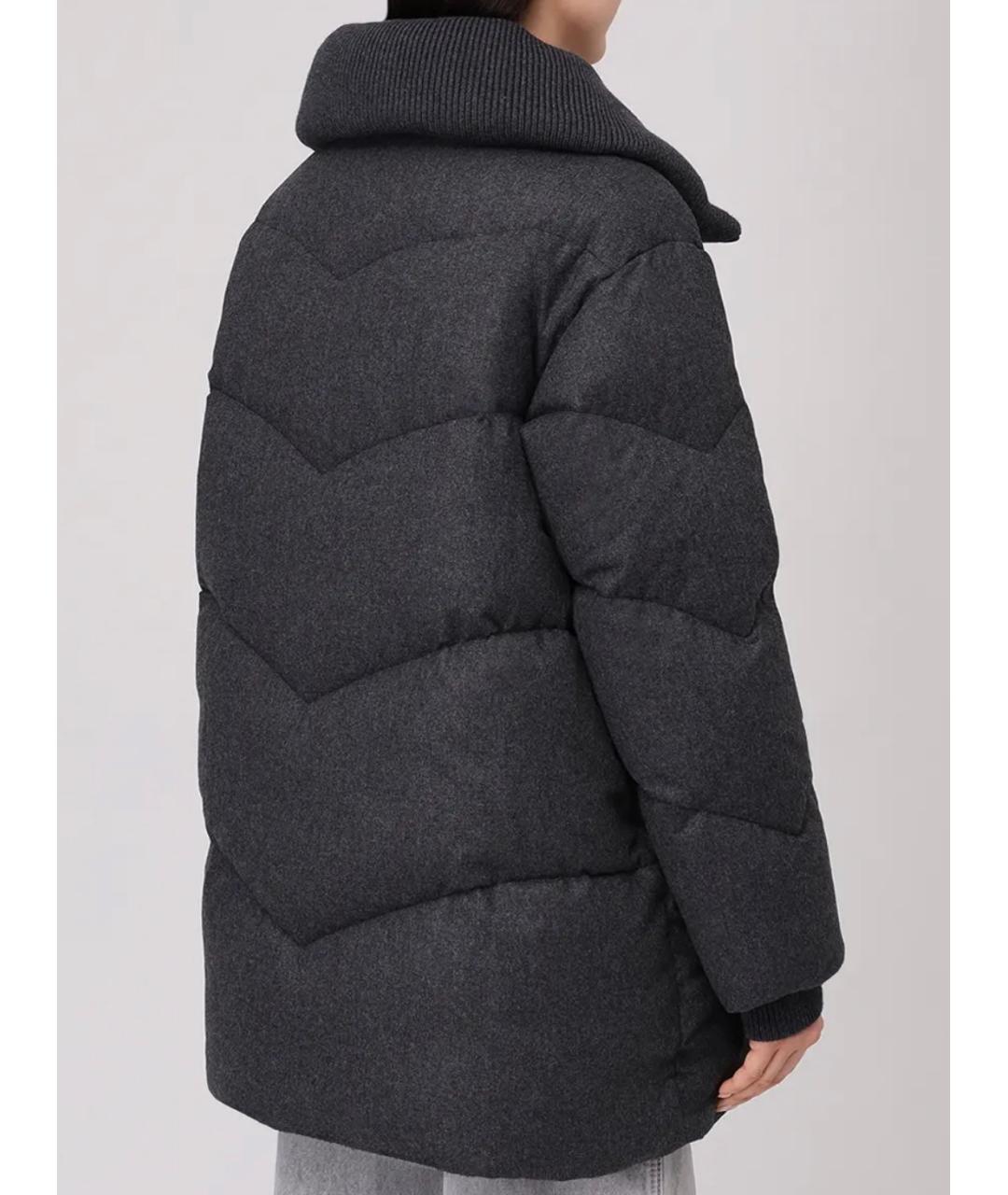 HETREGO Серый кашемировый пуховик, фото 2