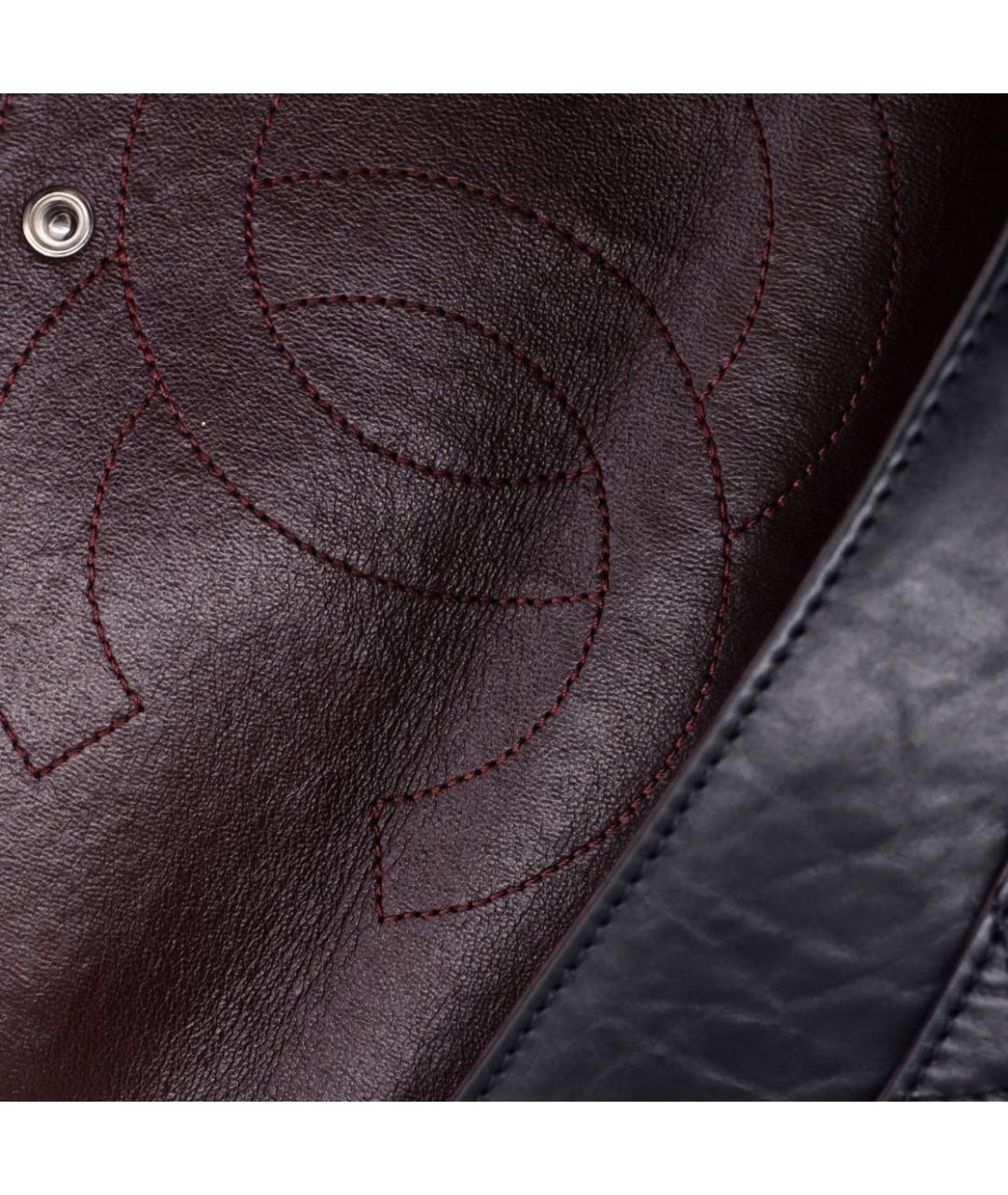 CHANEL Черная кожаная сумка через плечо, фото 8