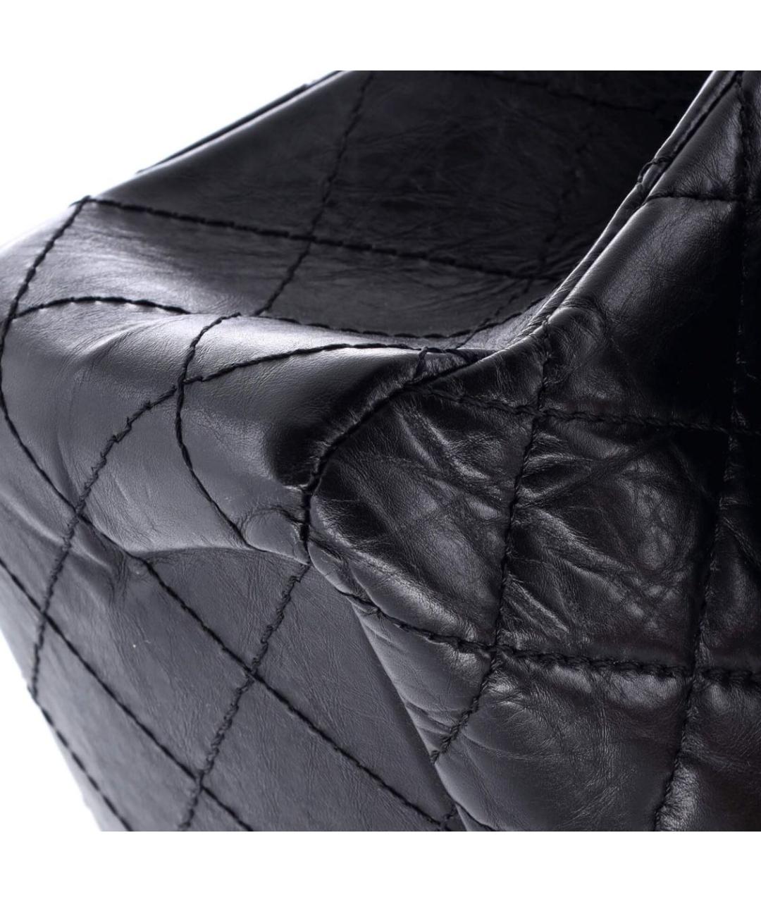 CHANEL Черная кожаная сумка через плечо, фото 6