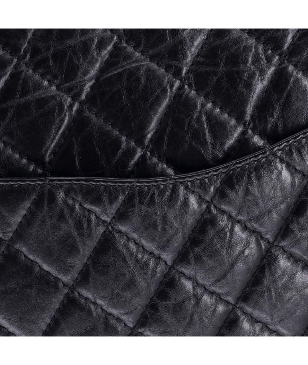 CHANEL Черная кожаная сумка через плечо, фото 7