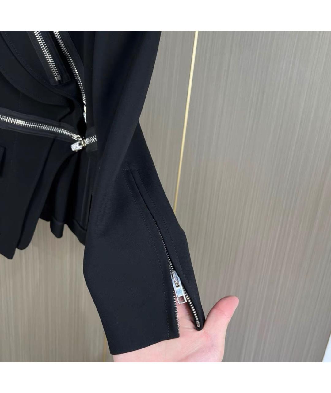 GIVENCHY Черный вискозный жакет/пиджак, фото 6