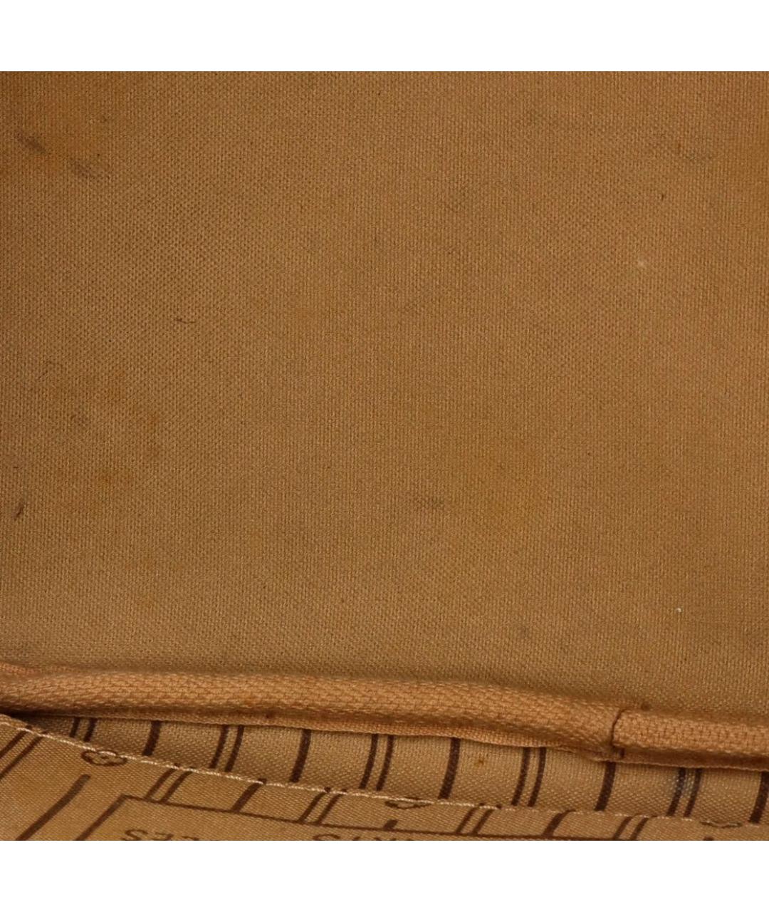 LOUIS VUITTON Коричневая кожаная сумка тоут, фото 5