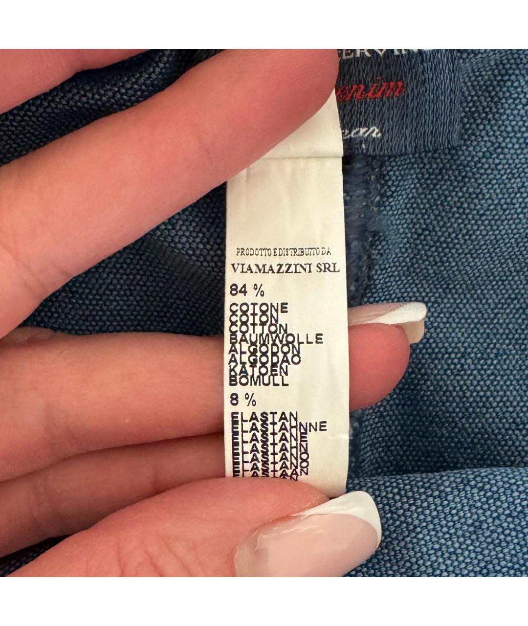 ERMANNO SCERVINO Синий купальник, фото 4