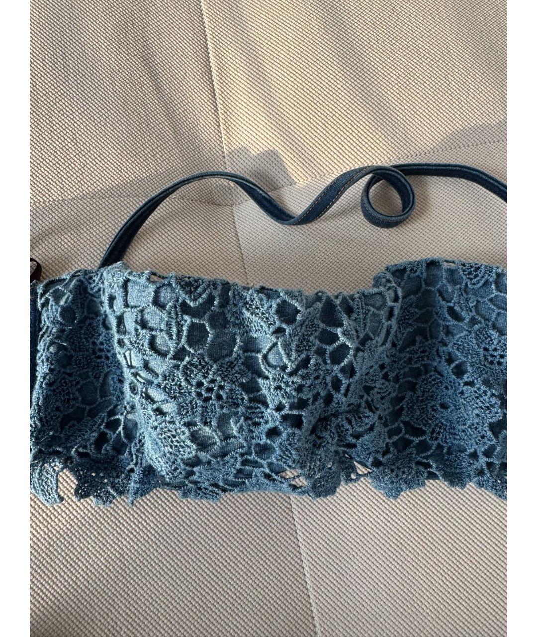 ERMANNO SCERVINO Синий купальник, фото 5