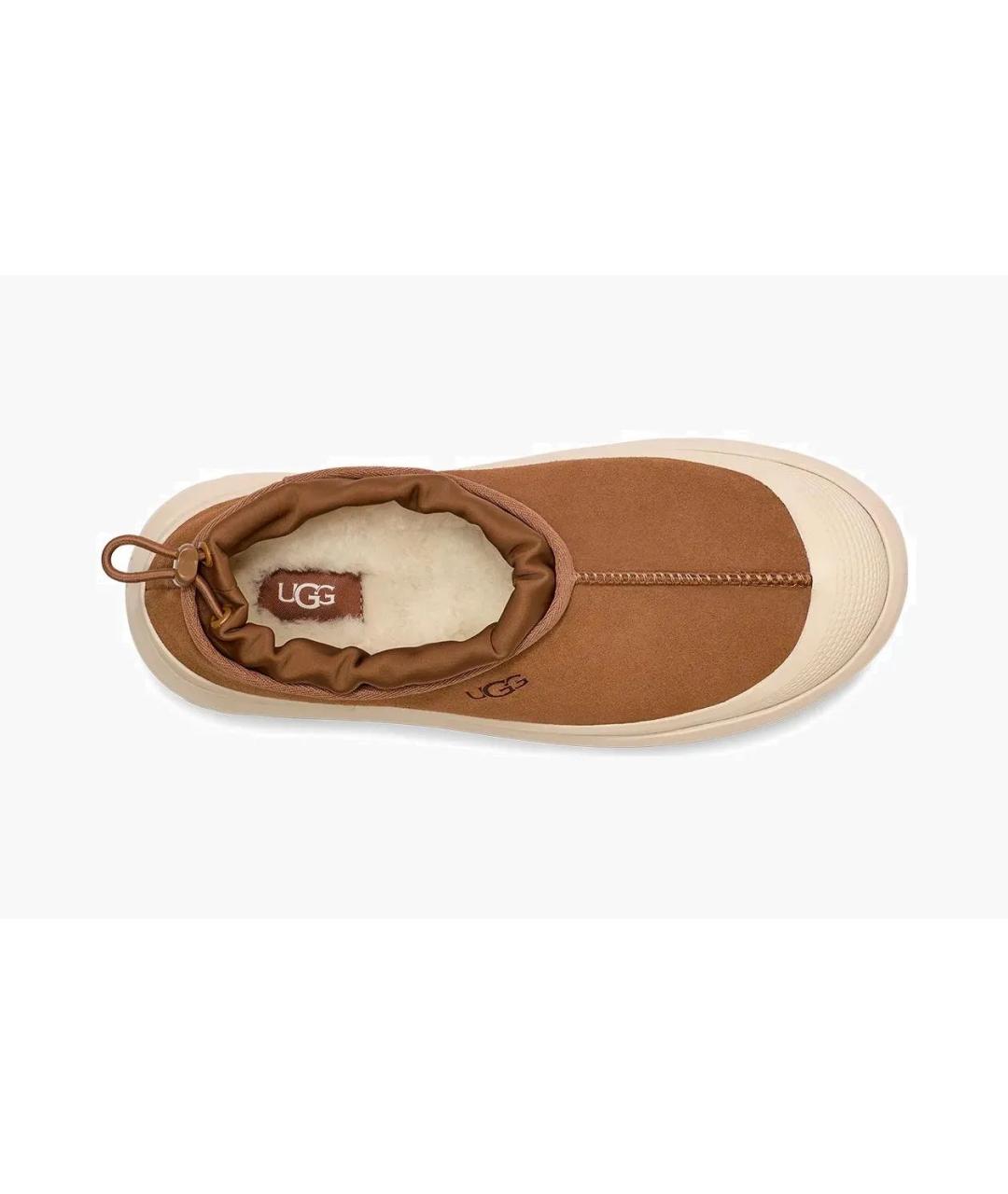 UGG AUSTRALIA Коричневые замшевые низкие ботинки, фото 5