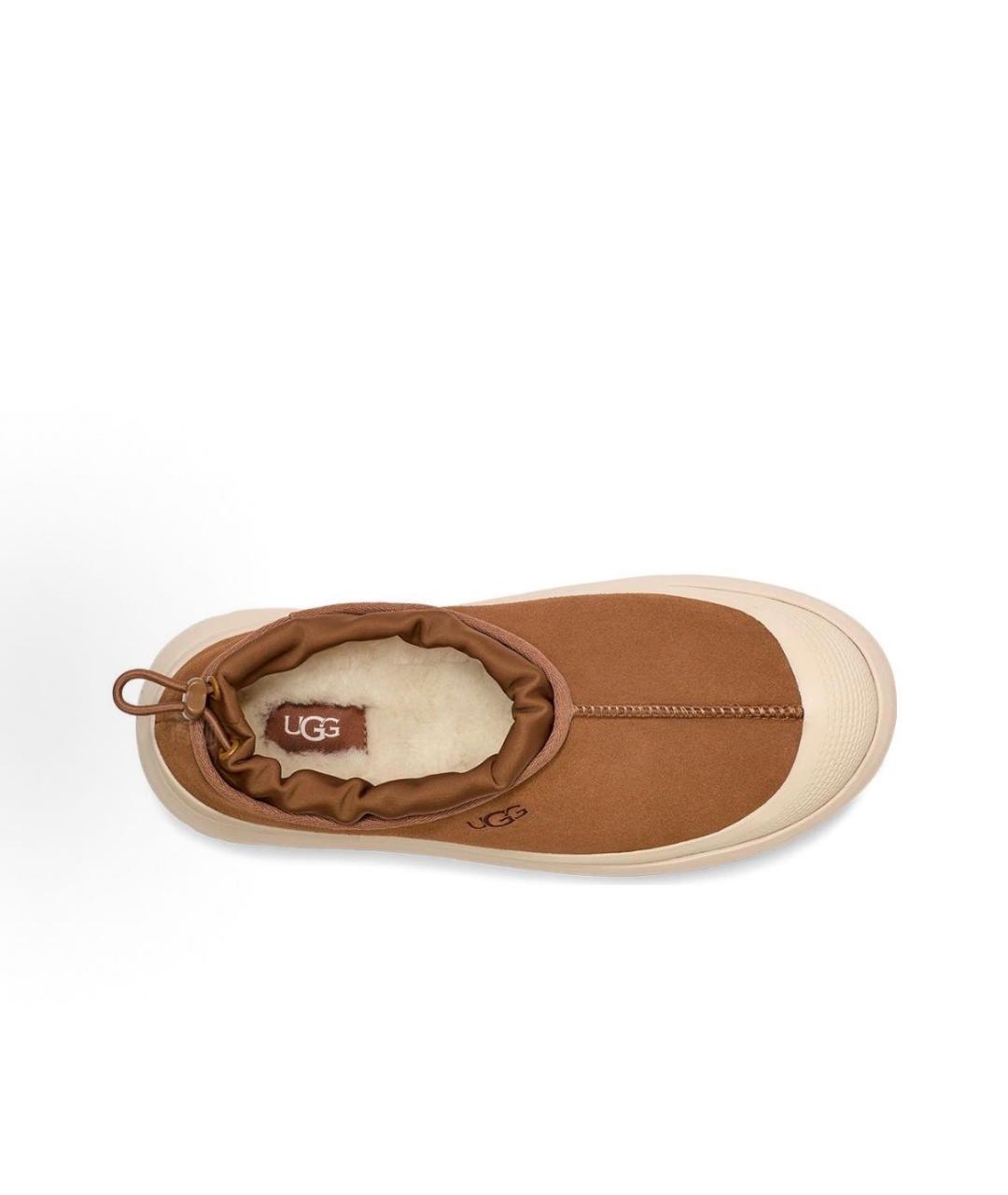 UGG AUSTRALIA Коричневые замшевые низкие ботинки, фото 4