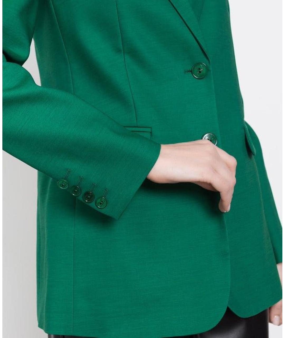 VALENTINO Зеленый шерстяной жакет/пиджак, фото 6