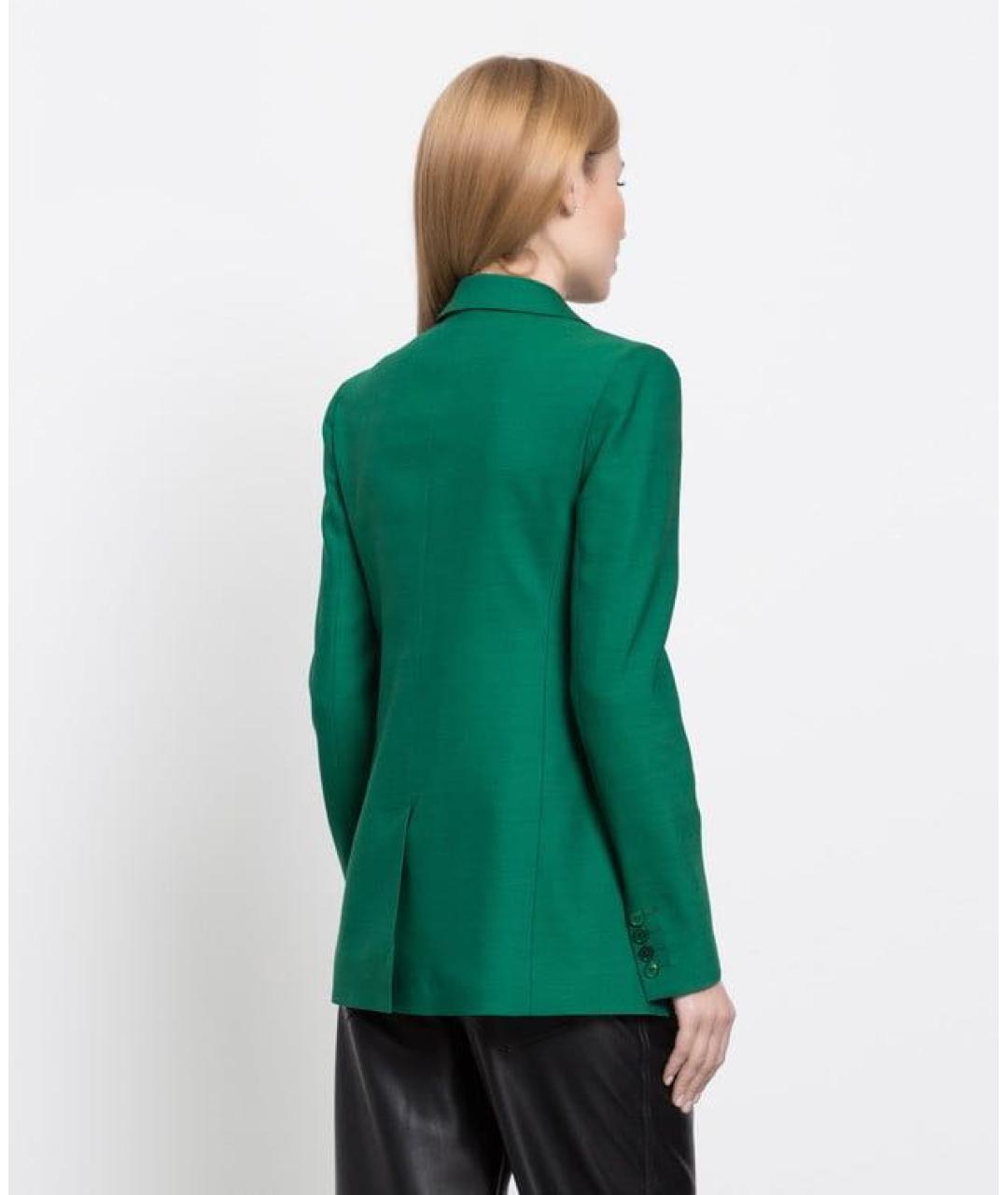 VALENTINO Зеленый шерстяной жакет/пиджак, фото 2