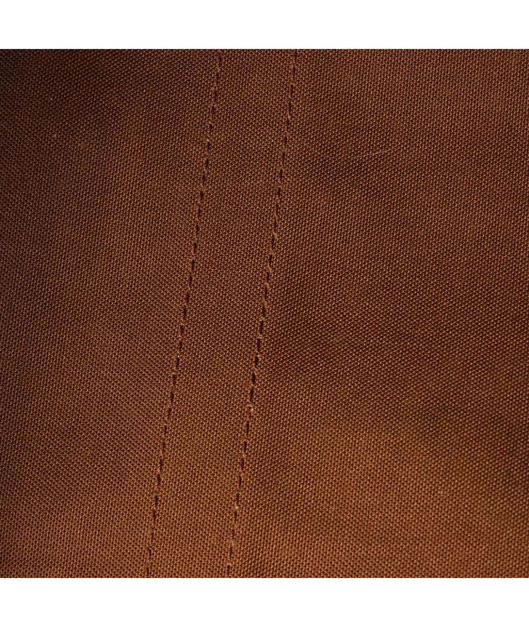 LOUIS VUITTON Коричневая кожаная дорожная/спортивная сумка, фото 5