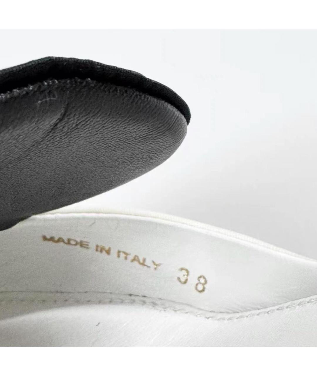 PRADA Белые лодочки на низком каблуке, фото 8