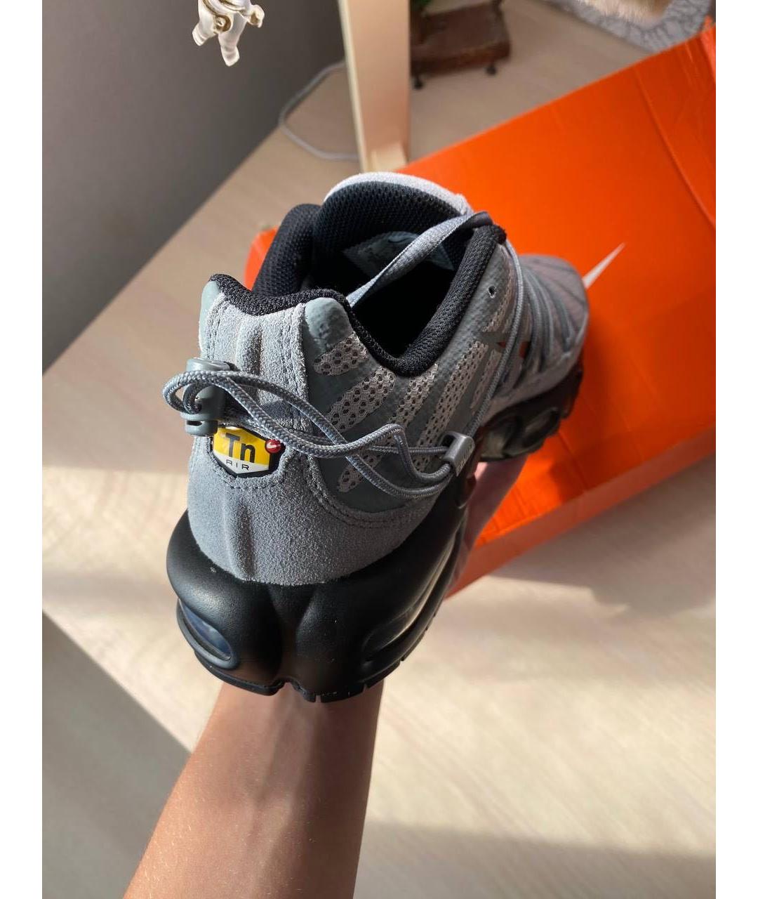 NIKE Серые низкие кроссовки / кеды, фото 3