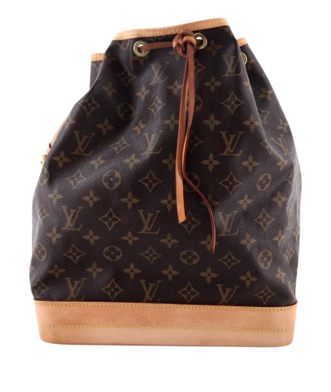 LOUIS VUITTON Коричневая кожаная сумка тоут, фото 1